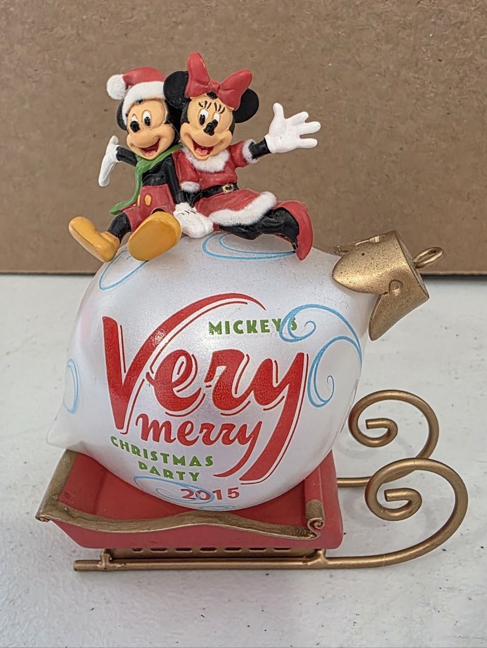 Mickey & Minnie 'Very Merry' Christmas Ornament